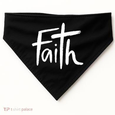 Faith Cross Christianity USA-Made Doggie Bandana