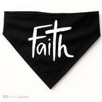 Faith Cross Christianity USA-Made Doggie Bandana thumb 0