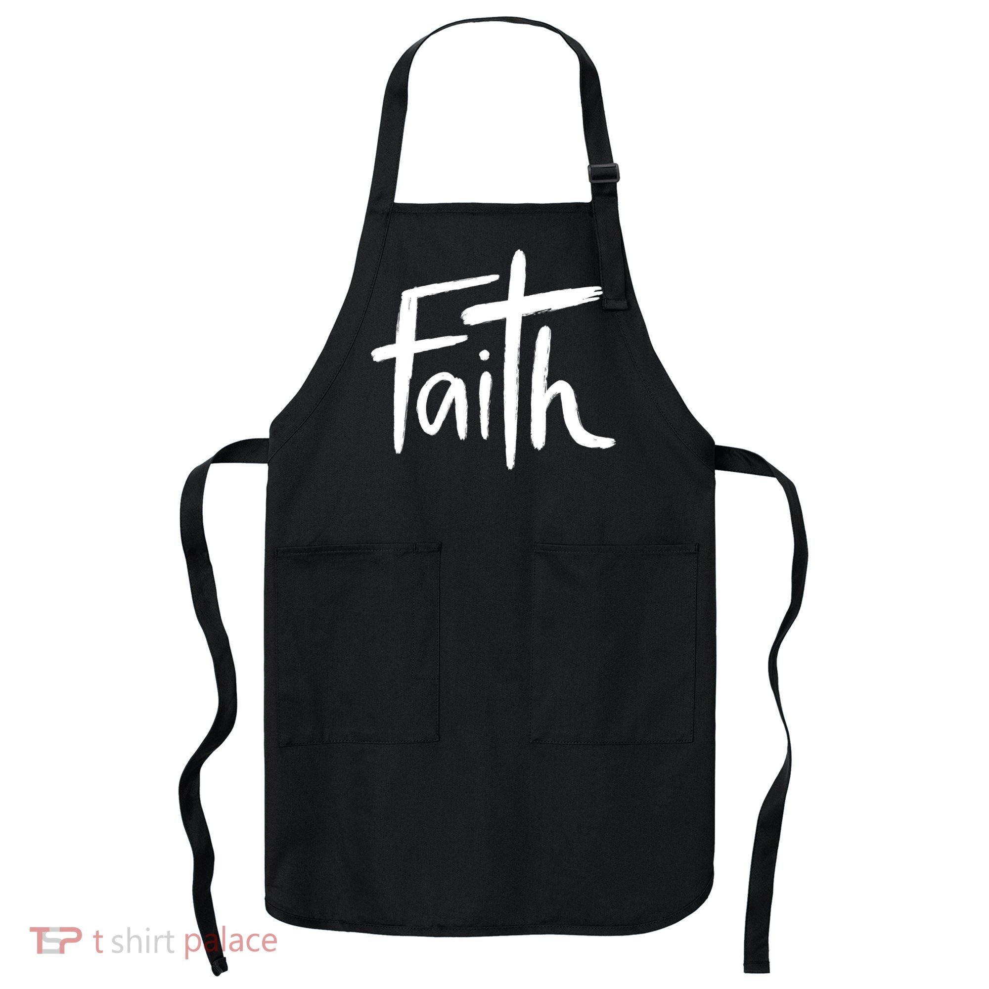 Faith Cross Christianity Apron