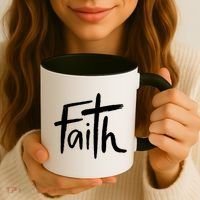 Faith Cross Christianity Coffee Mug thumb 3