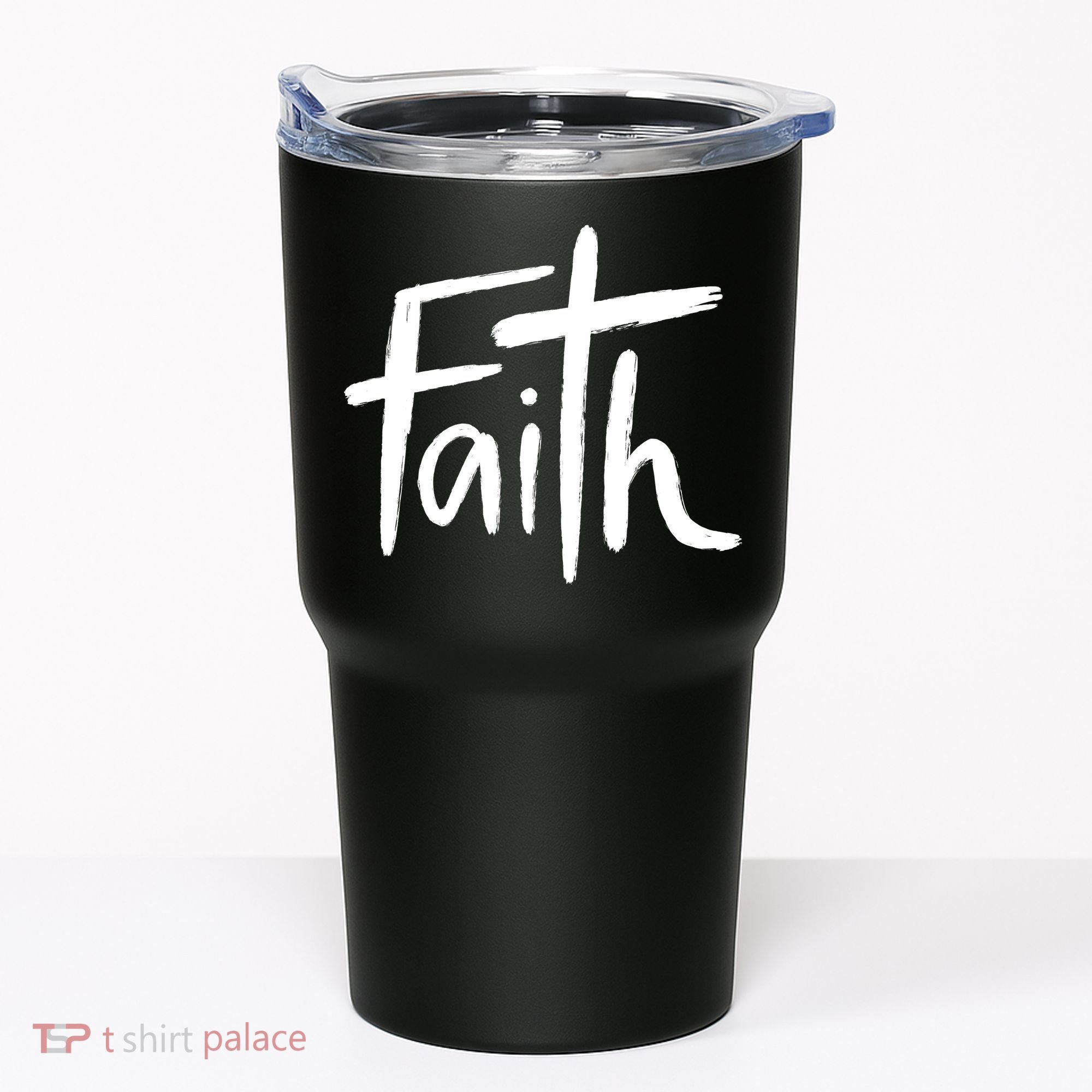 Faith Cross Christianity Tumbler