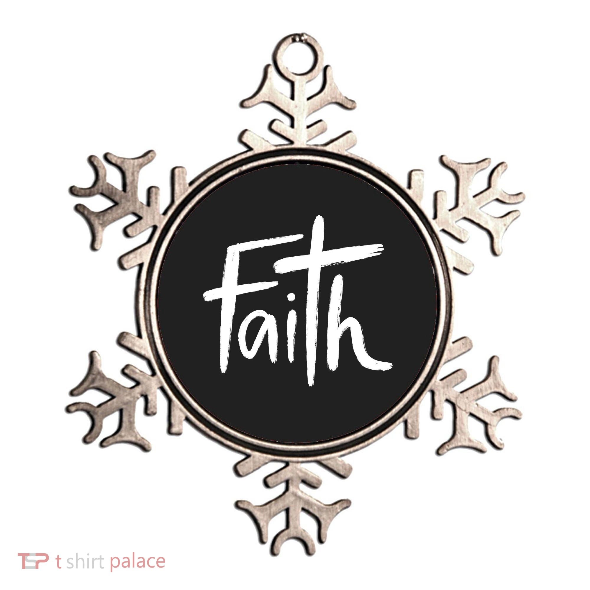 Faith Cross Christianity Ornament