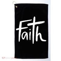 Faith Cross Christianity Golf Towel thumb 0
