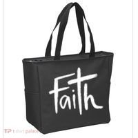 Faith Cross Christianity Tote Bag thumb 2