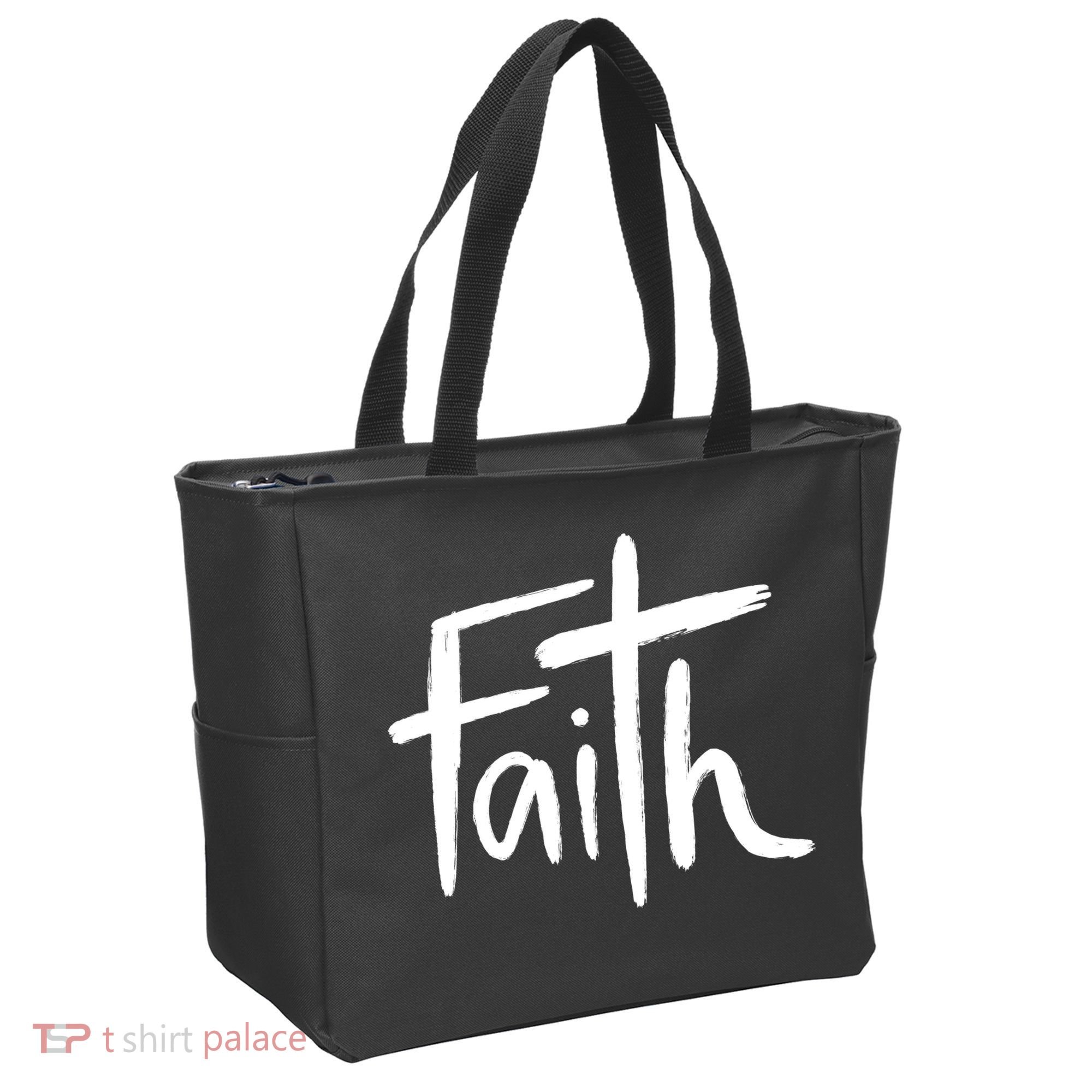 Faith Cross Christianity Tote Bag