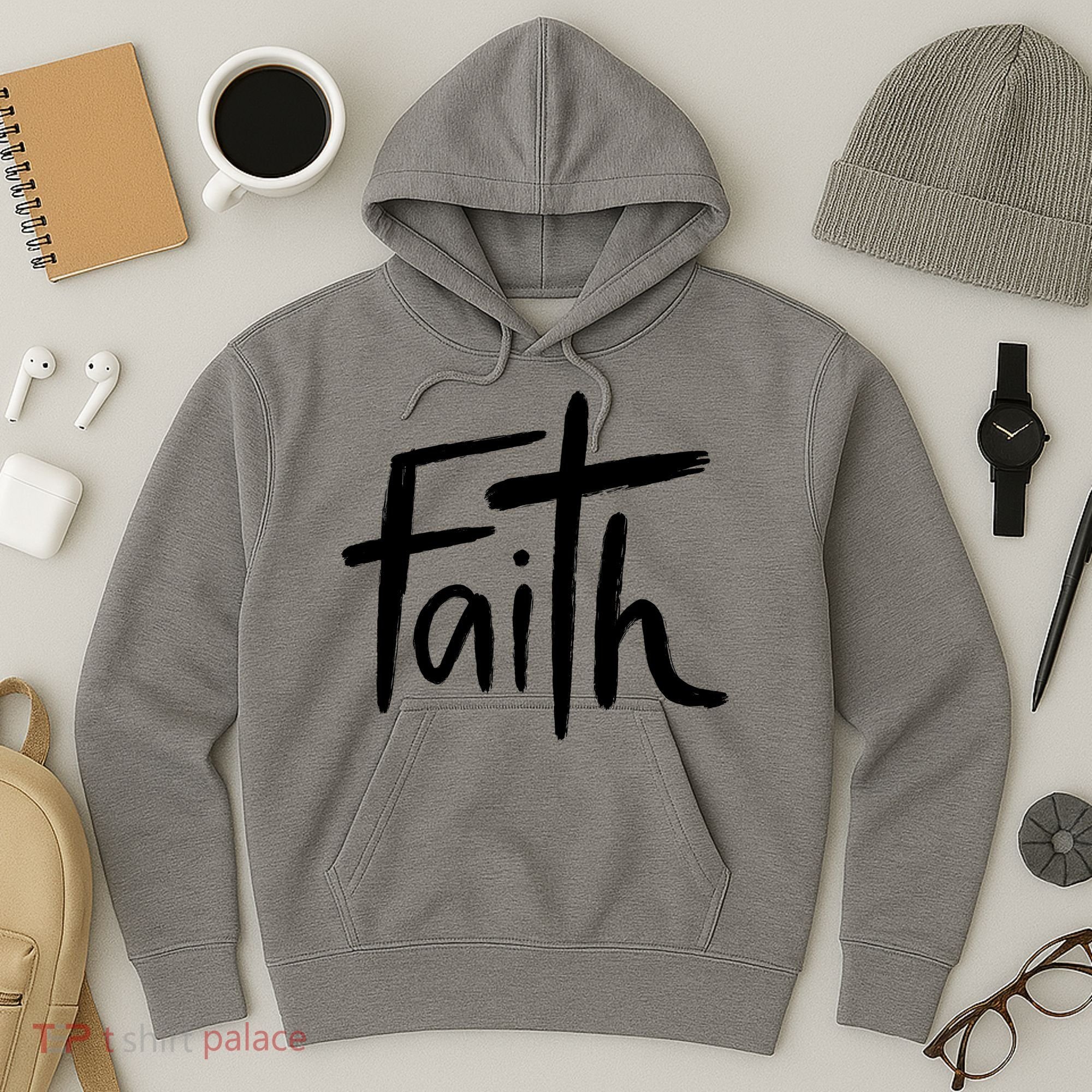 Faith Cross Christianity Hoodie
