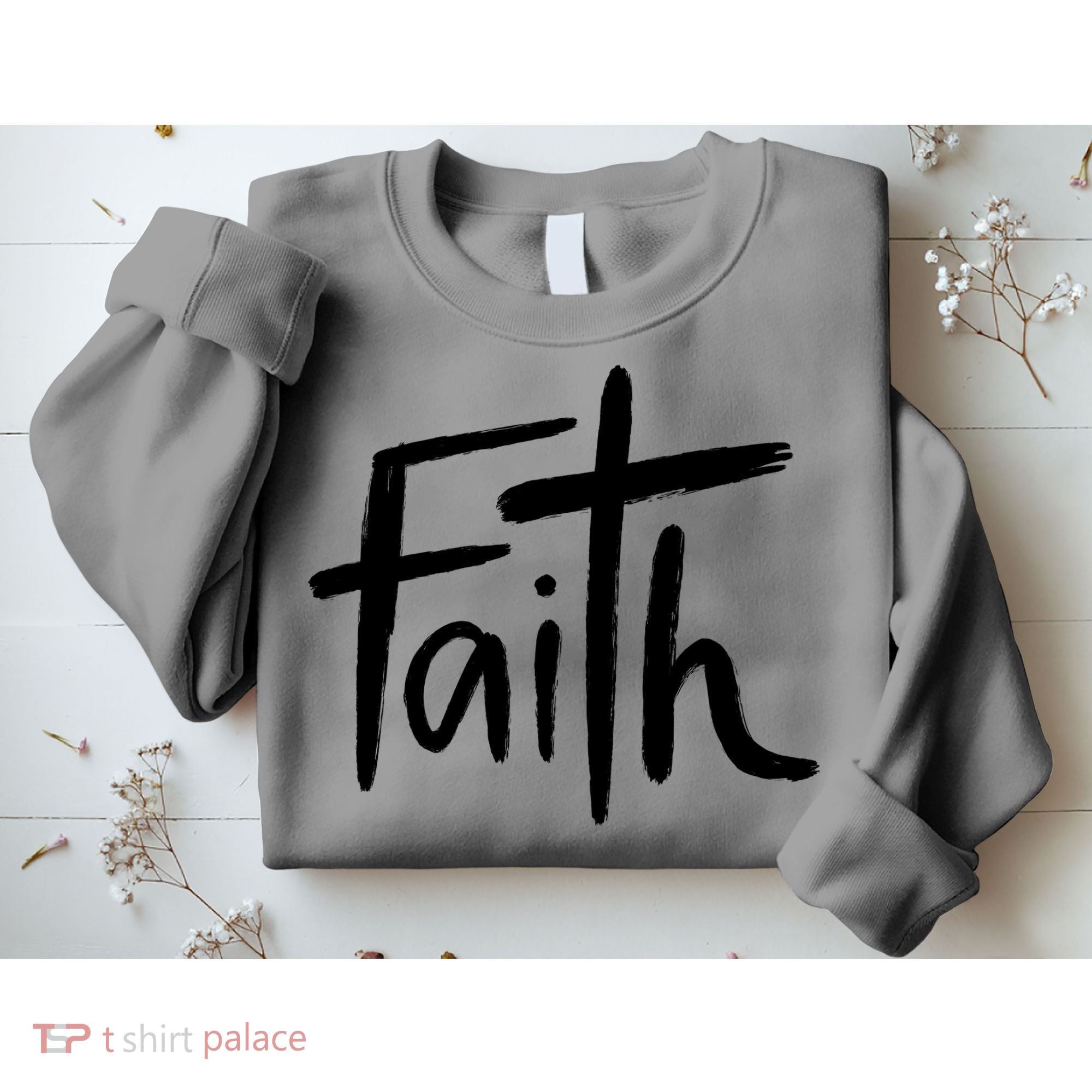 Faith Cross Christianity Sweatshirt