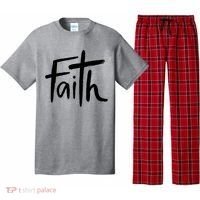 Faith Cross Christianity Pajama Set thumb 0