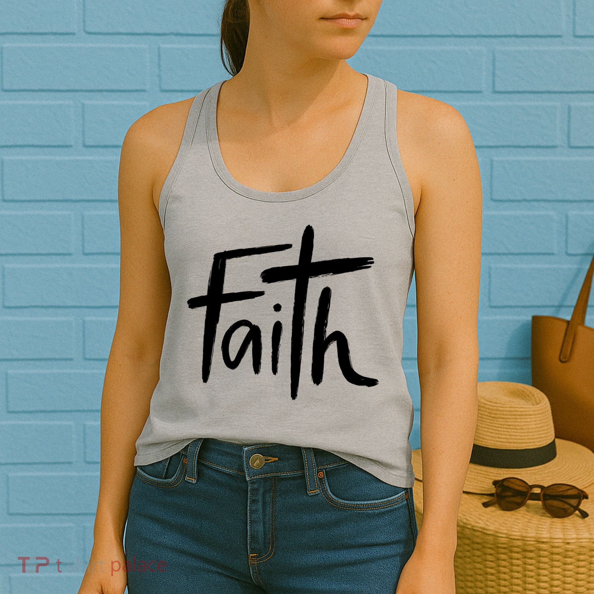 Faith Cross Christianity Women's Tank Top