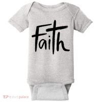 Faith Cross Christianity Baby Bodysuit thumb 0