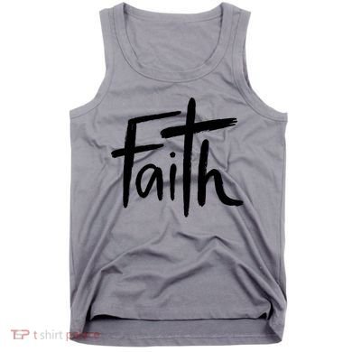 Faith Cross Christianity Tank Top