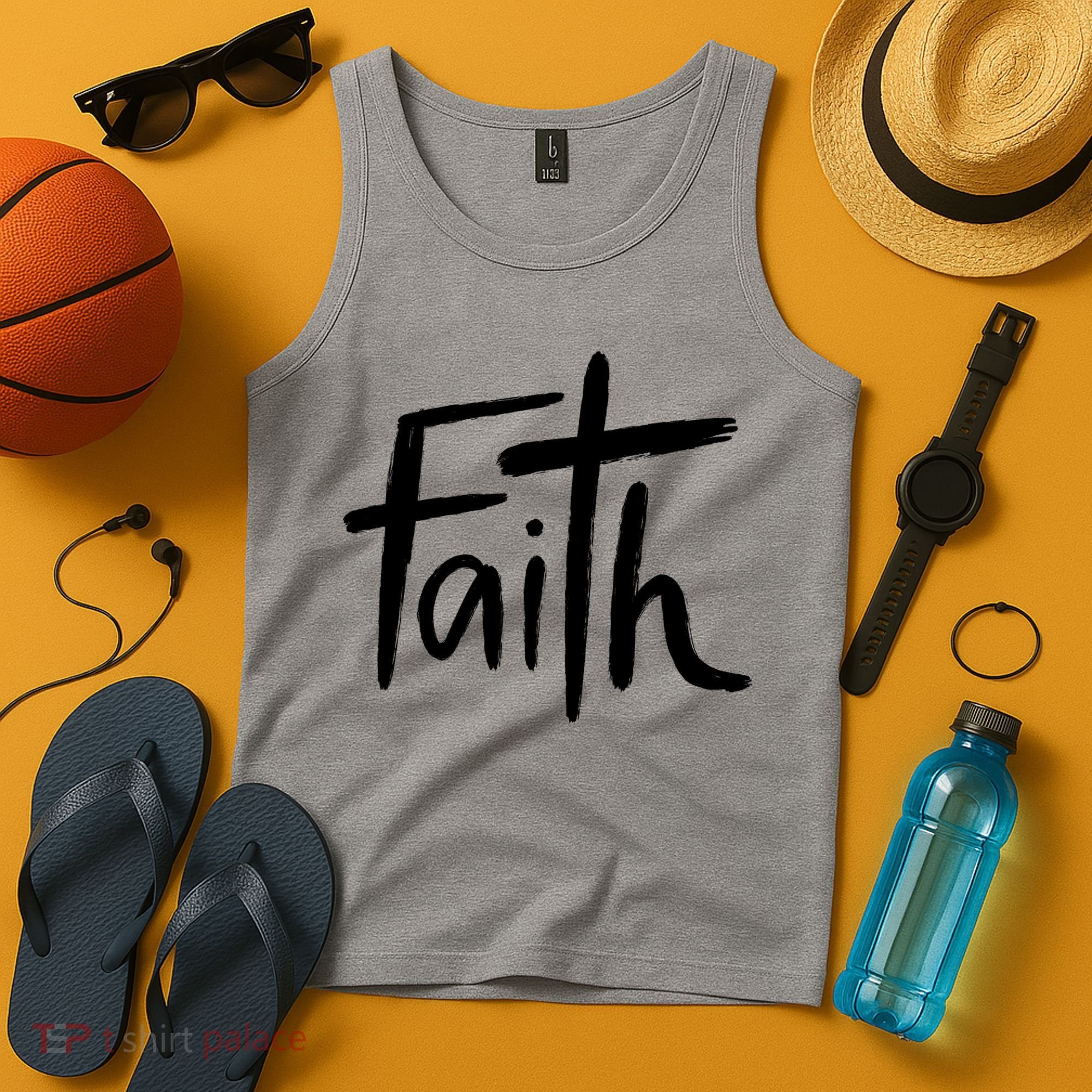 Faith Cross Christianity Tank Top