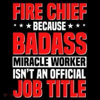 Fire Chief Comding Officer Badass Fire Firefighter Gift Backpack thumb 2