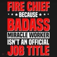 Fire Chief Comding Officer Badass Fire Firefighter Gift Bucket Hat thumb 4