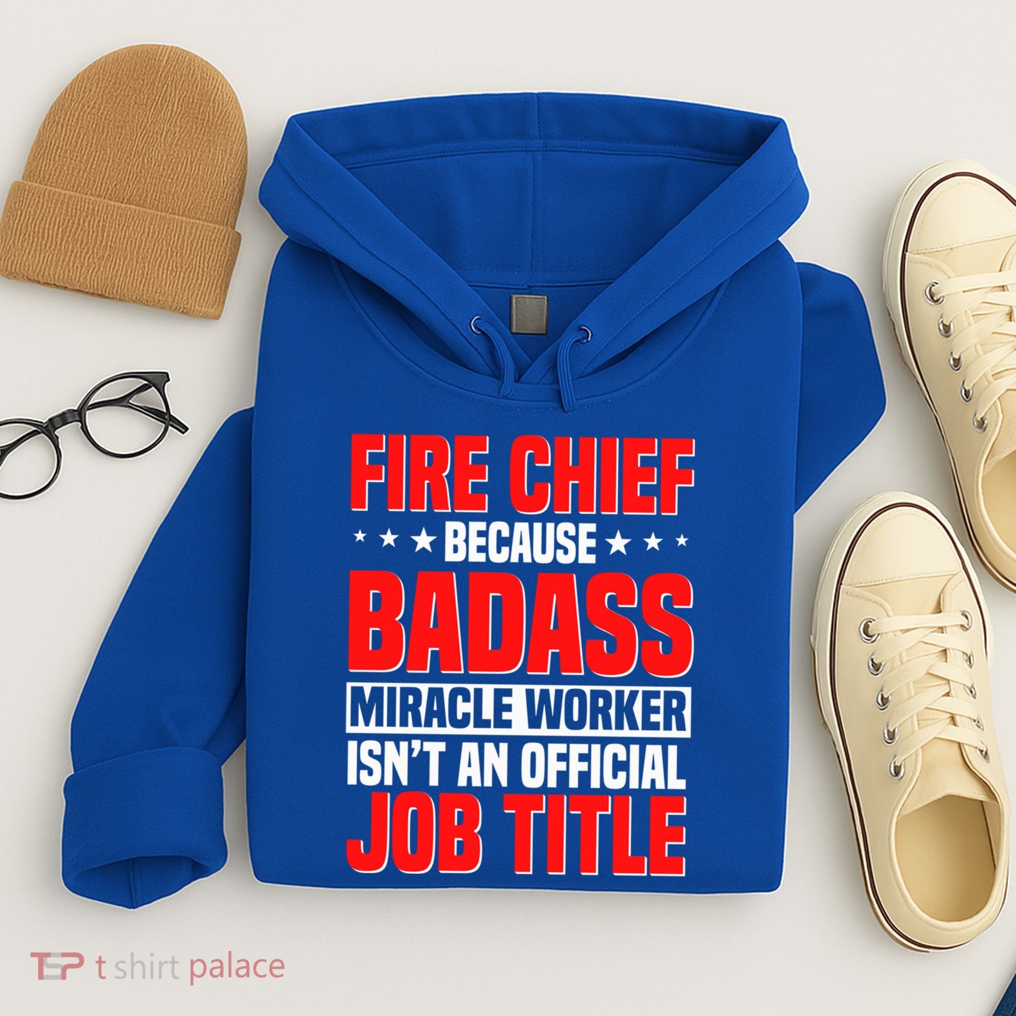 Fire Chief Comding Officer Badass Fire Firefighter Gift Hoodie