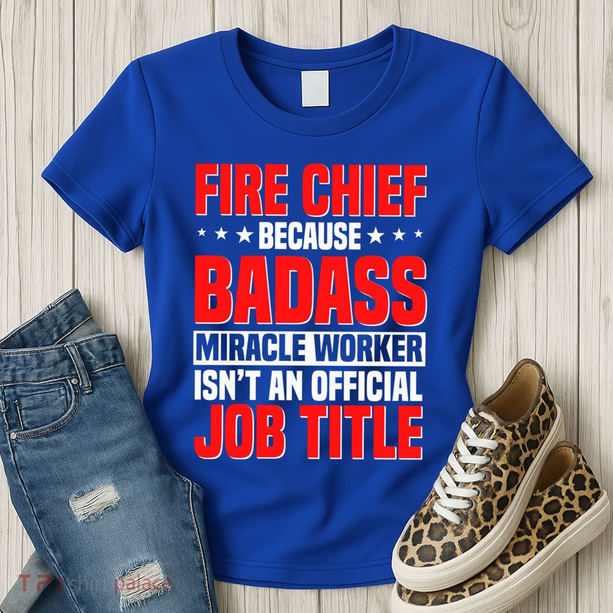 Fire Chief Comding Officer Badass Fire Firefighter Gift Women's T-Shirt