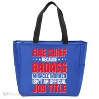 Fire Chief Comding Officer Badass Fire Firefighter Gift Tote Bag thumb 0