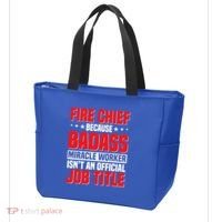 Fire Chief Comding Officer Badass Fire Firefighter Gift Tote Bag thumb 3