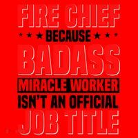 Fire Chief Comding Officer Badass Fire Firefighter Gift Santa Hat thumb 1