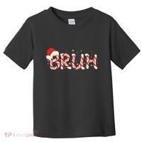 Funny Christmas Candy Cane Bruh Toddler T-Shirt thumb 0