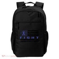 Fight Colon Cancer Awareness T Backpack thumb 0