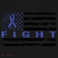 Fight Colon Cancer Awareness T Backpack thumb 2