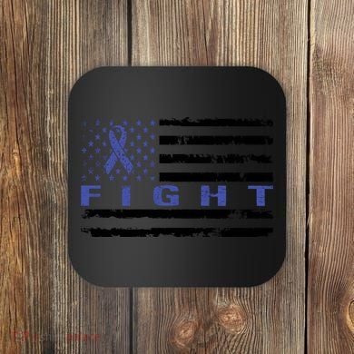 Fight Colon Cancer Awareness T Coaster