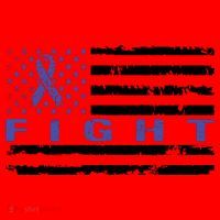 Fight Colon Cancer Awareness T Santa Hat thumb 1