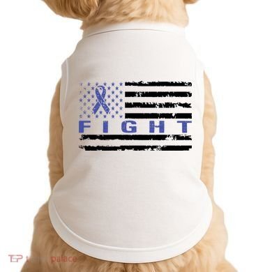 Fight Colon Cancer Awareness T Doggie Tank