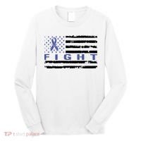 Fight Colon Cancer Awareness T Long Sleeve Shirt thumb 0