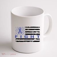 Fight Colon Cancer Awareness T Coffee Mug thumb 1