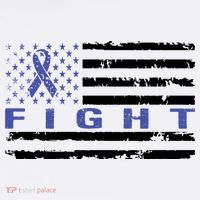 Fight Colon Cancer Awareness T Women's Hoodie thumb 2