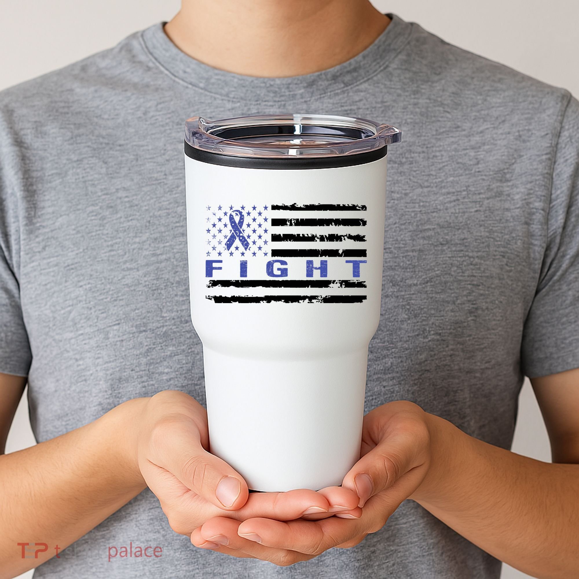 Fight Colon Cancer Awareness T Tumbler