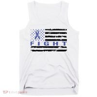 Fight Colon Cancer Awareness T Tank Top thumb 0