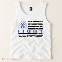 Fight Colon Cancer Awareness T Tank Top thumb 2