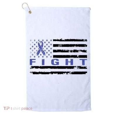 Fight Colon Cancer Awareness T Golf Towel