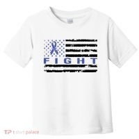 Fight Colon Cancer Awareness T Toddler T-Shirt thumb 0