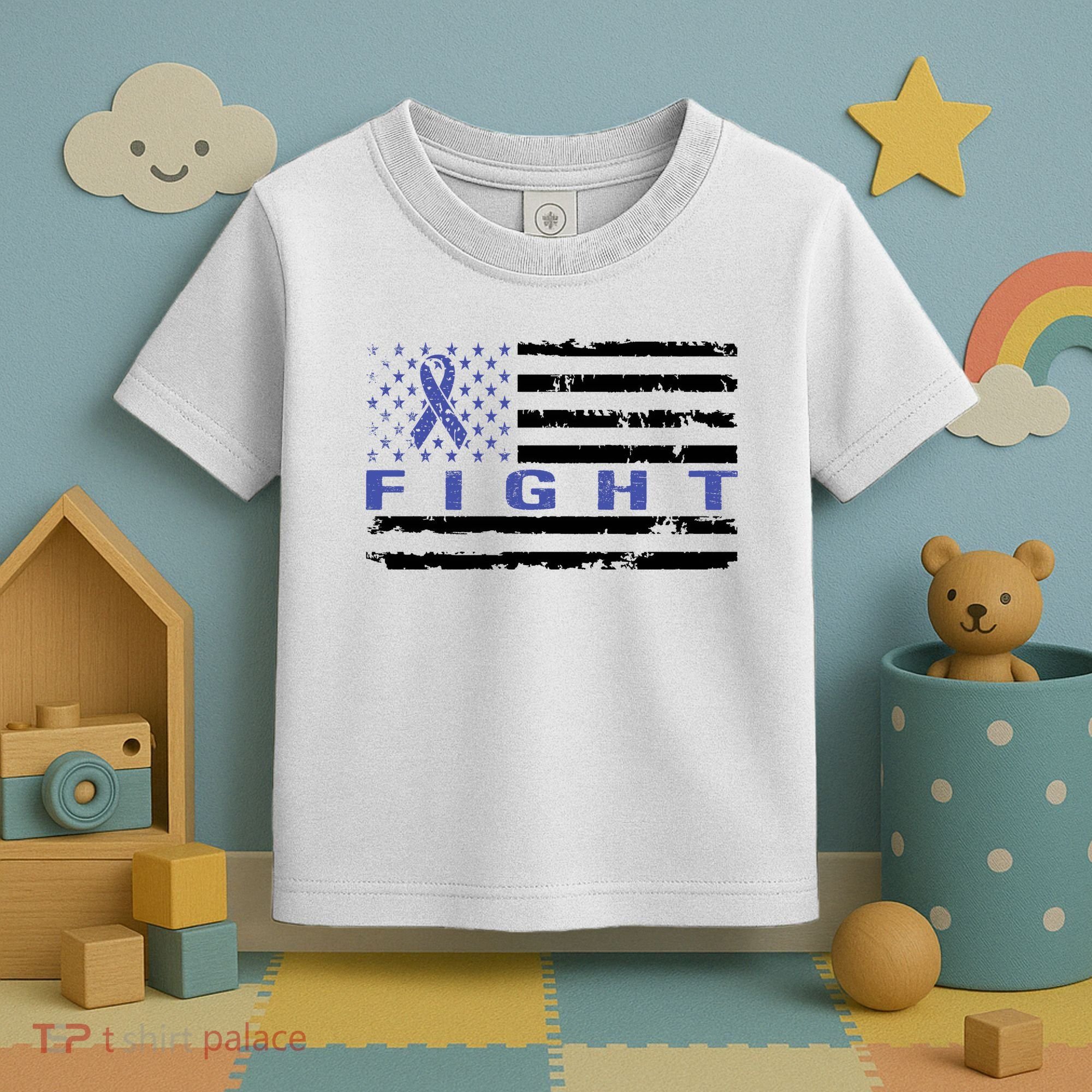 Fight Colon Cancer Awareness T Toddler T-Shirt