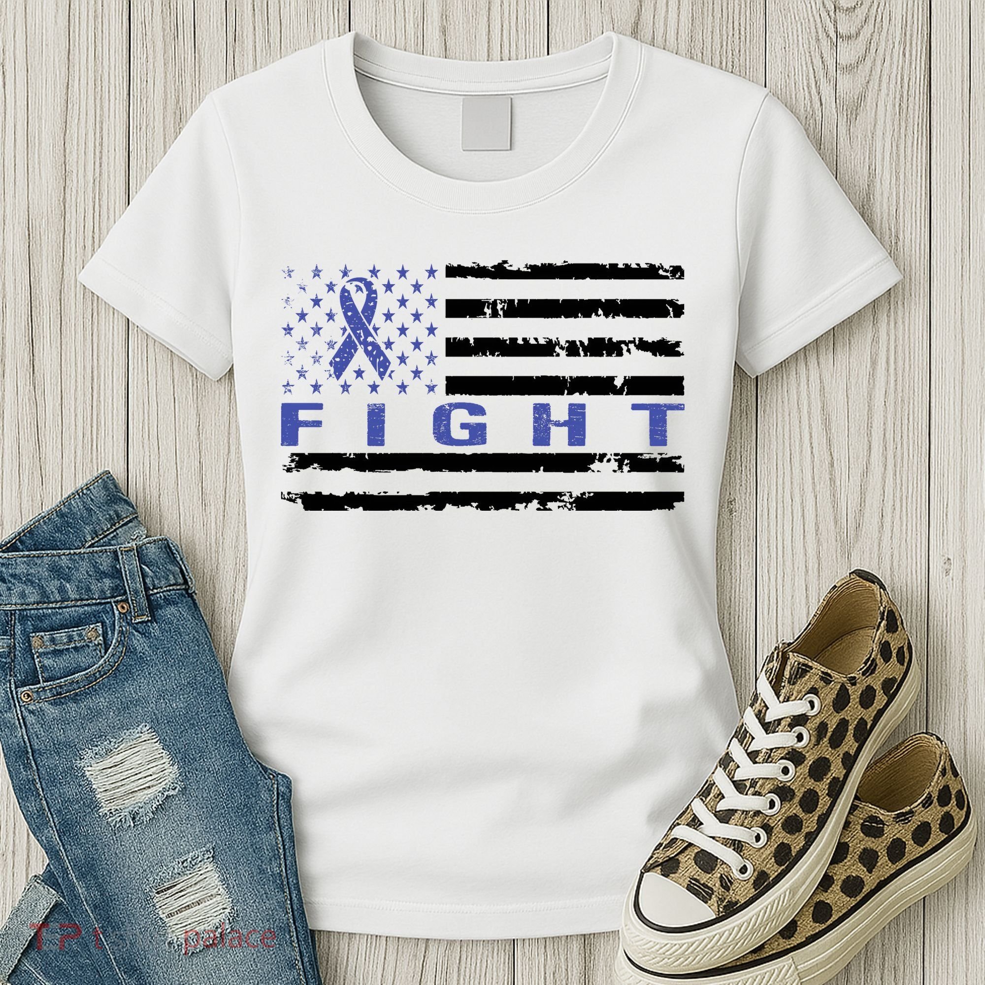 Fight Colon Cancer Awareness T Women's T-Shirt