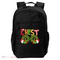 Funny Christmas Chest Matching Couple Backpack thumb 0