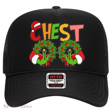 Funny Christmas Chest Matching Couple Hat