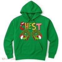 Funny Christmas Chest Matching Couple Hoodie thumb 0