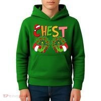Funny Christmas Chest Matching Couple Kids Hoodie thumb 4