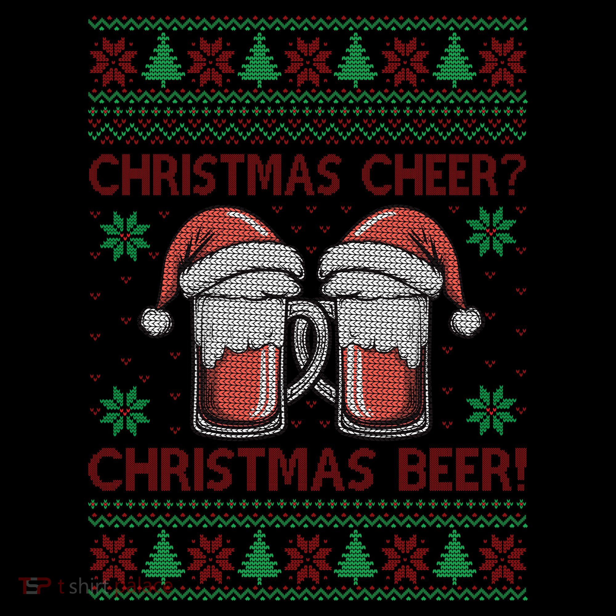 Funny Christmas Cheer Christmas Beer Ugly Sweater Coffee Mug