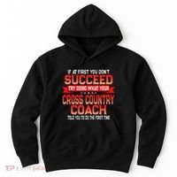 Fun Cross Country Coach Gift Funny Running Coaches Quote Hoodie thumb 0