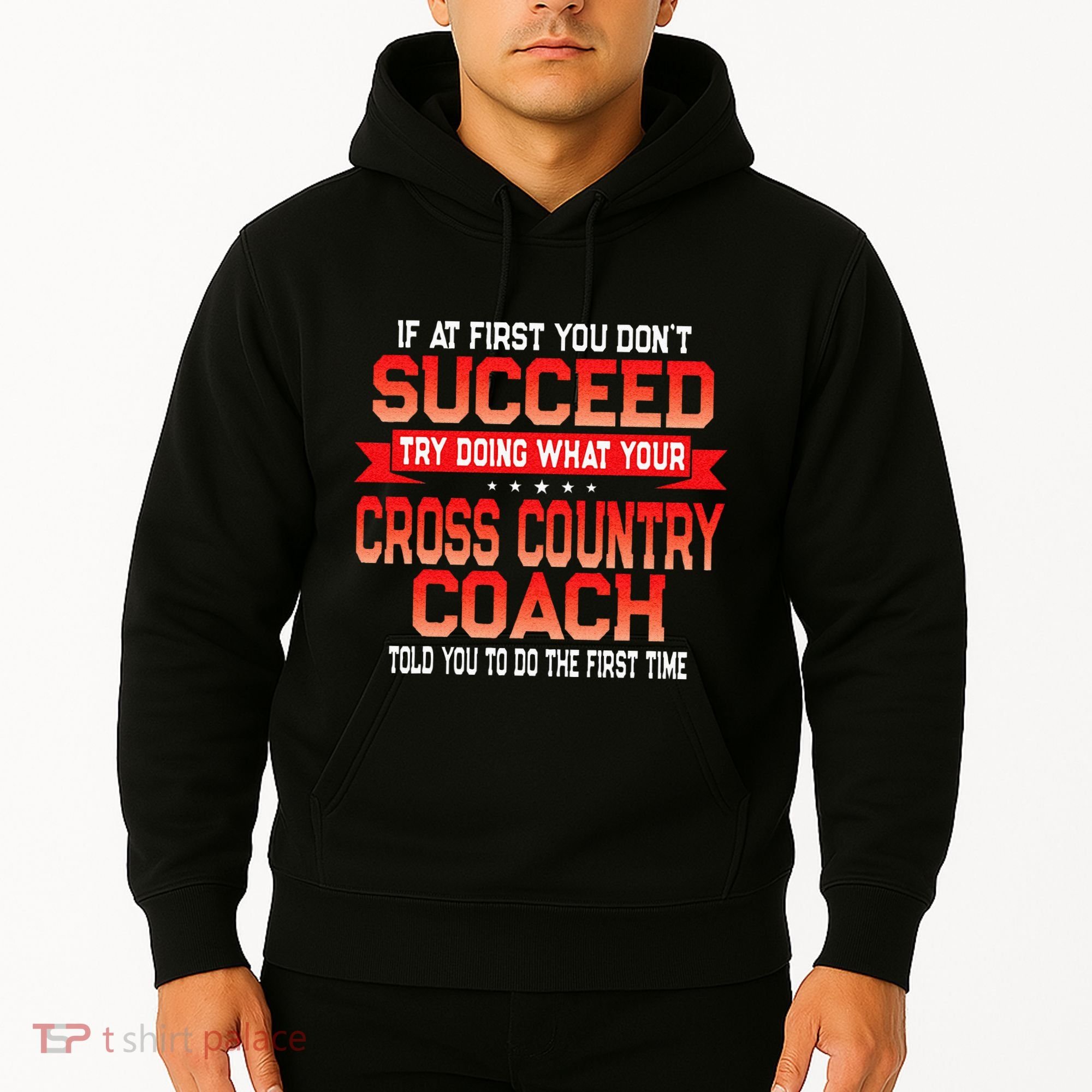 Fun Cross Country Coach Gift Funny Running Coaches Quote Hoodie