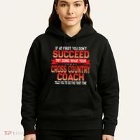 Fun Cross Country Coach Gift Funny Running Coaches Quote Hoodie thumb 5