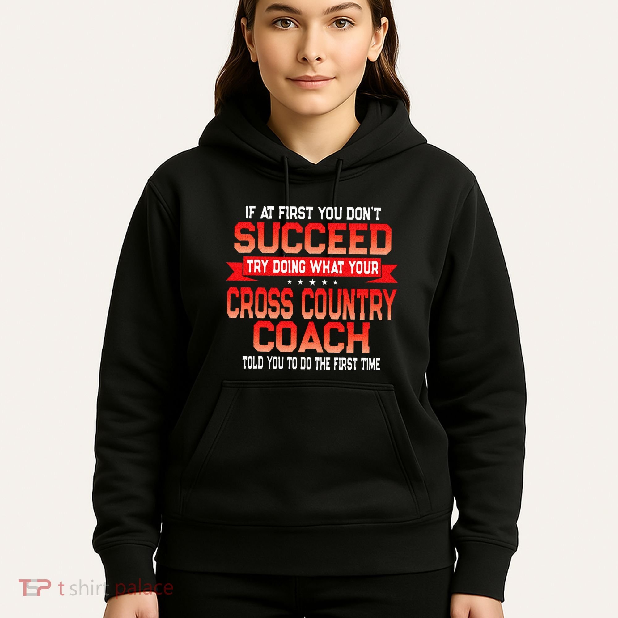 Fun Cross Country Coach Gift Funny Running Coaches Quote Hoodie