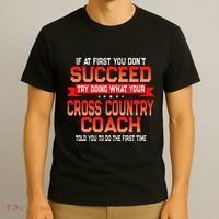 Fun Cross Country Coach Gift Funny Running Coaches Quote T-Shirt thumb 3