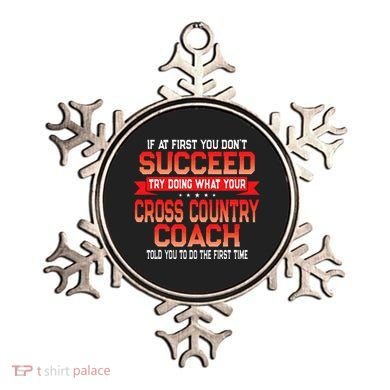 Fun Cross Country Coach Gift Funny Running Coaches Quote Ornament